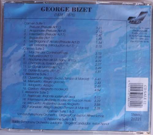 George Bizet 1838-1875 cd