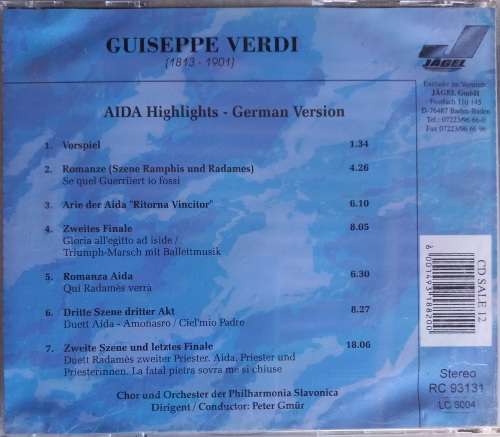 Guiseppe Verdi 1813-1901 cd