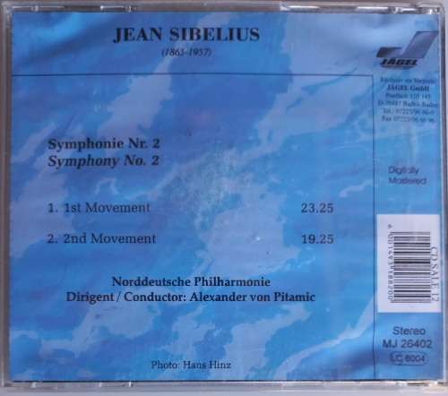 Jean Sibelius 1865-1957 cd