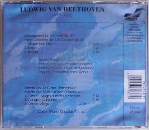 Ludwig van Beethoven 1770-1827 cd
