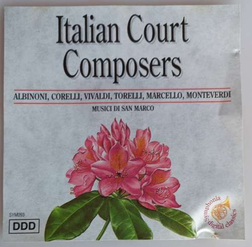 Italian court composers cd