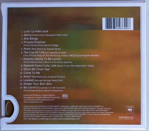 The best of Ricky Martin cd