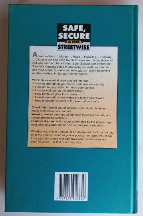 Safe, secure and streetwise