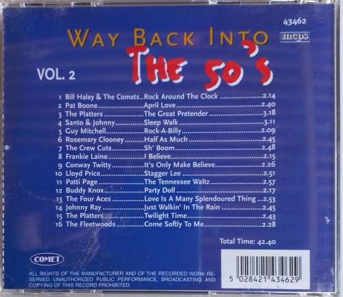 Way back into the 50`s vol 2 (cd)
