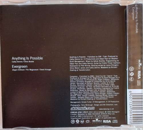Will Young - Anything is possible/Evergreen cd