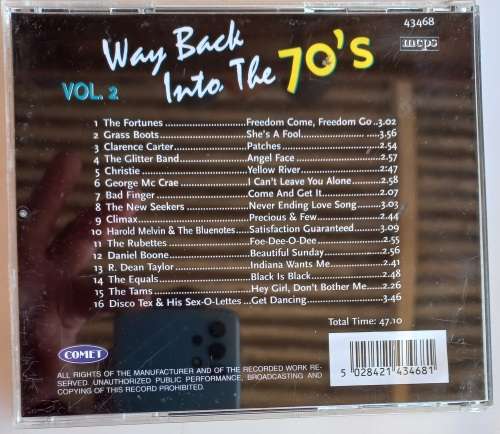 Way back into the 70`s vol 2 (cd)