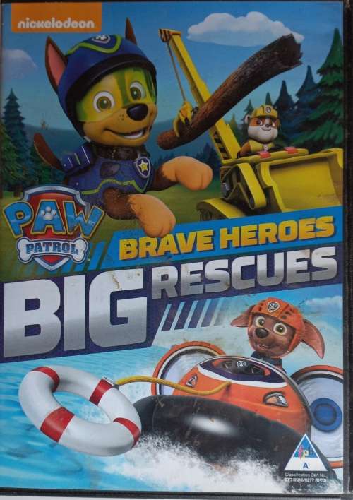 Paw patrol - brave heroes big rescues dvd