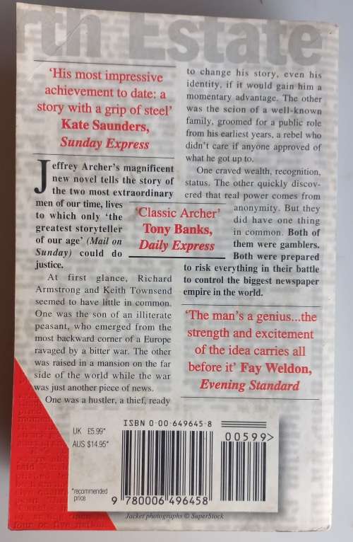 The fourth estate by Jeffrey Archer