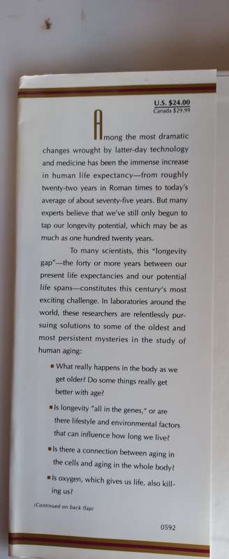 Longevity, the science of staying young by Kathy Keeton