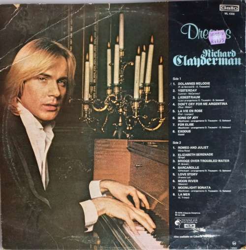 Richard Clayderman - Dreams LP