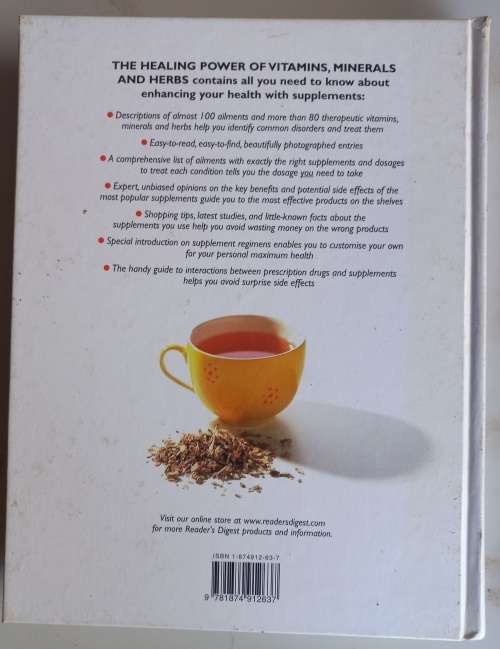 The healing power of vitamins, minerals and herbs