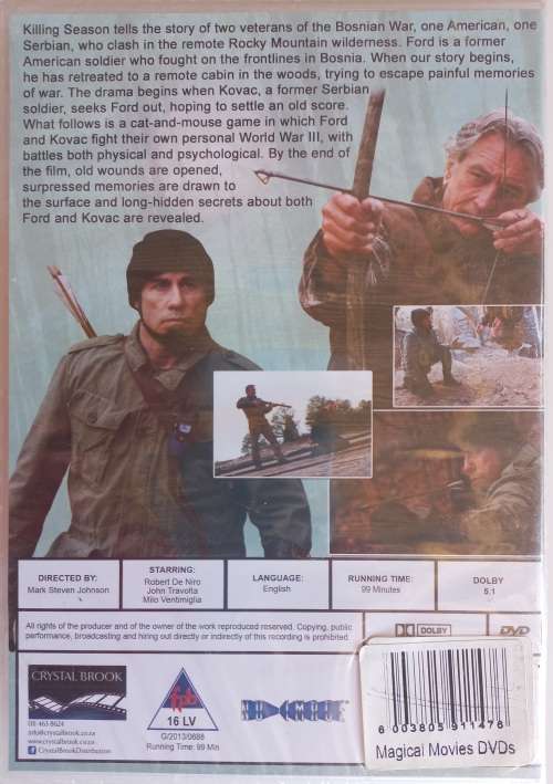 Killing season dvd *sealed*