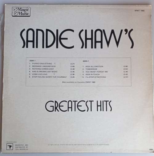 Sandie Shaw`s greatest hits LP