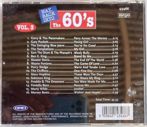 Way back into the 60`s vol 3 (cd)