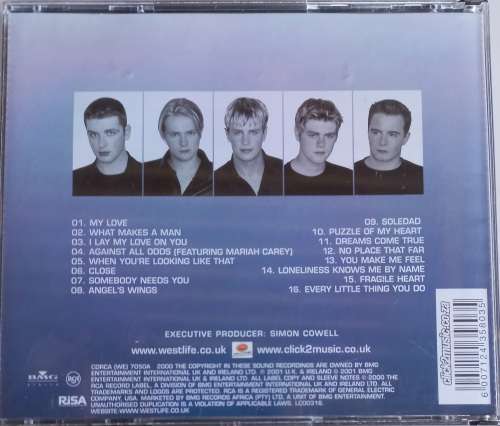 Westlife coast to coast 2cd