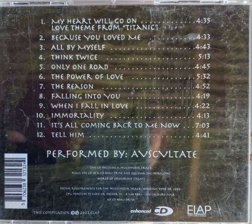 Gregorian chants - Songs of Celine Dion cd