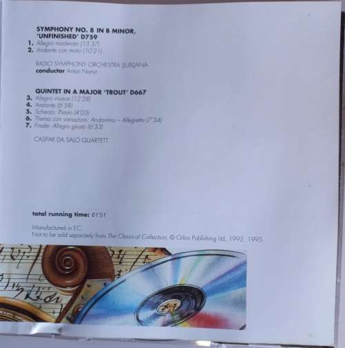 Schubert - The melodic masterpieces cd