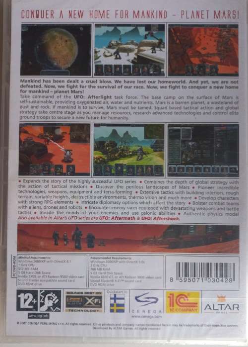 UFO Afterlight PC *sealed*