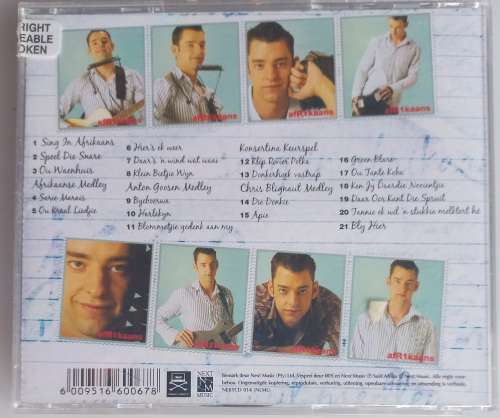 Jaco sing in Afrikaans cd