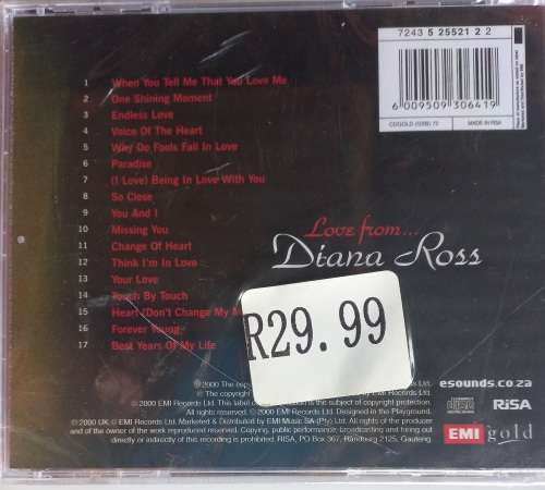 Love from Diana Ross cd *sealed*