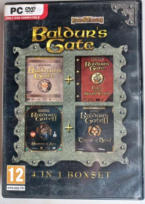 Baldour`s gate 4 in 1 box set PC