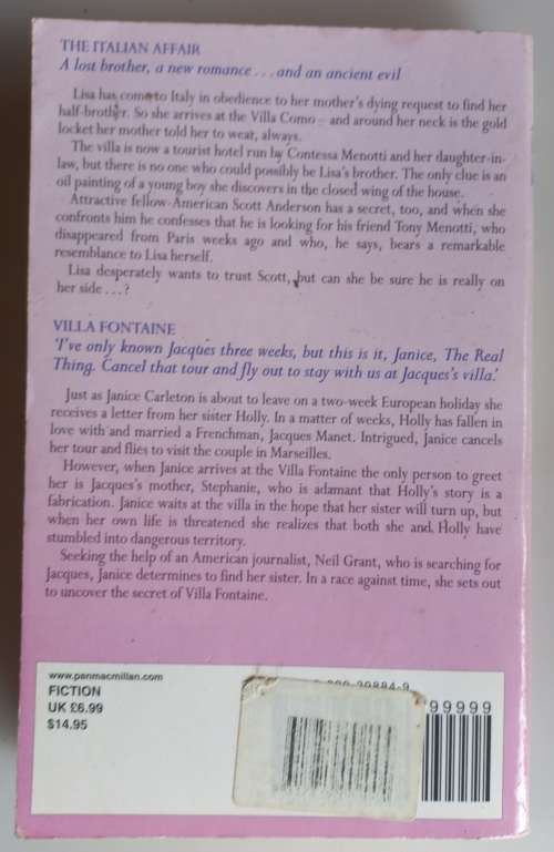 Villa Fontaine/The Italian affair by Julie Ellis