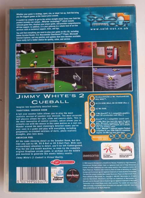 Jimmy White`s 2 cueball PC
