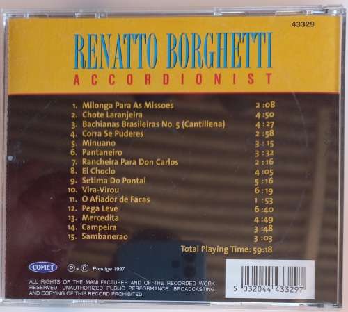 Renatto Borghetti accordionist cd