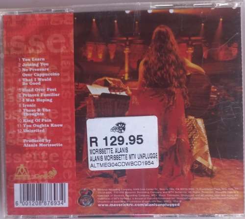 Alanis Morissette - Mtv unplugged cd