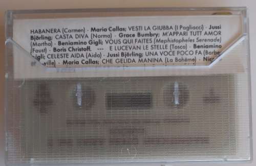 Magnificent opera arias tape