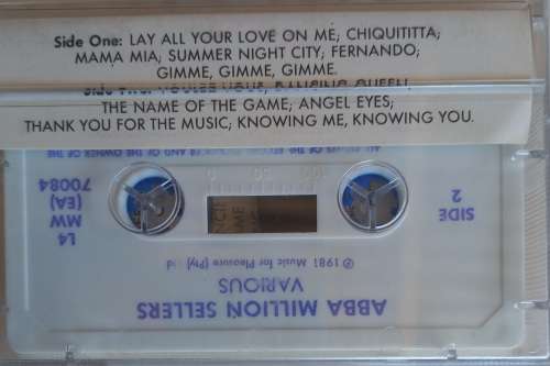 Abba - Million sellers tape