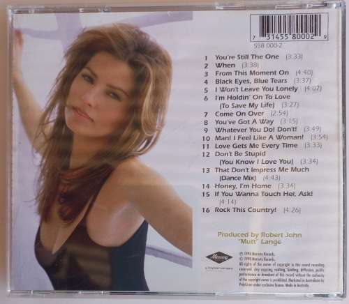 Shania Twain - Come on over cd