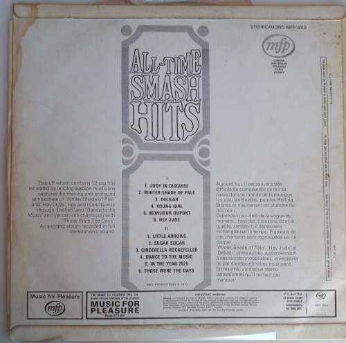 All-time smash hits LP