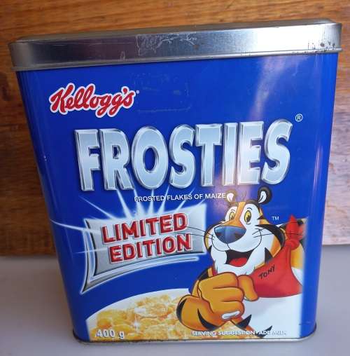 Frosties limited edition tin