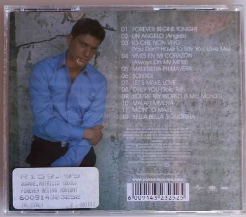 Patrizio Buanne - Forever begins tonight cd