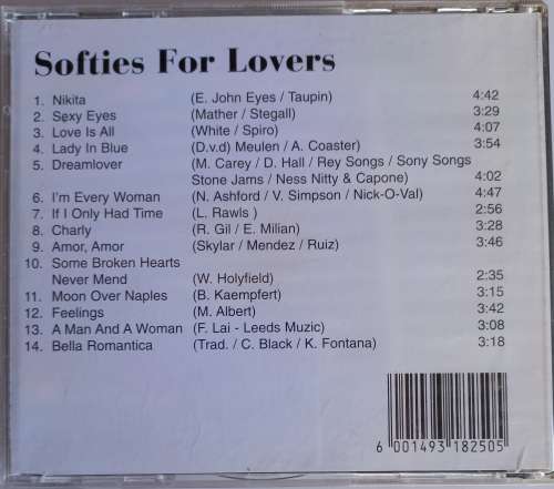 Softies for lovers cd