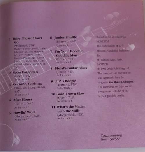 Muddy Waters Chicago Blues cd
