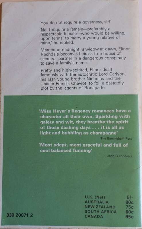 The reluctant widow by Georgette Heyer