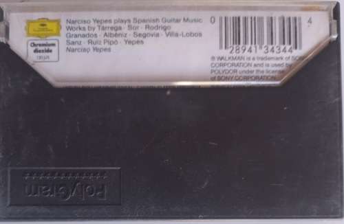 Walkman classics - Narciso Yepes plays Spanish Guitar Music tape