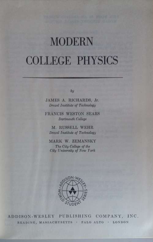 Modern college physics