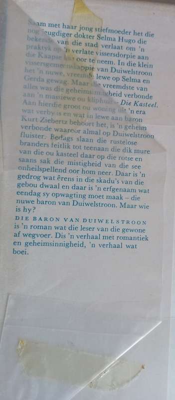 Die baron van Duiwelstroon deur Hannah du Plessis