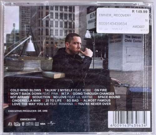 Eminem - Recovery cd