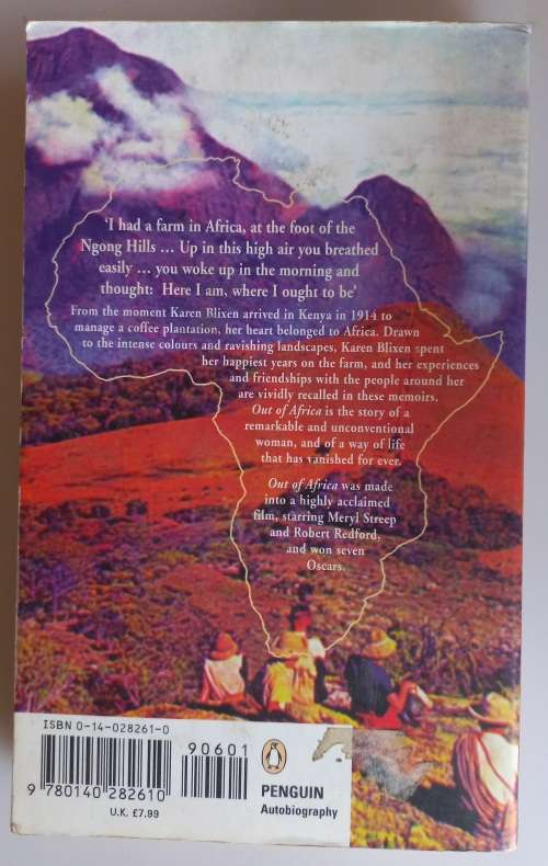 Out of Africa by Karen Blixen