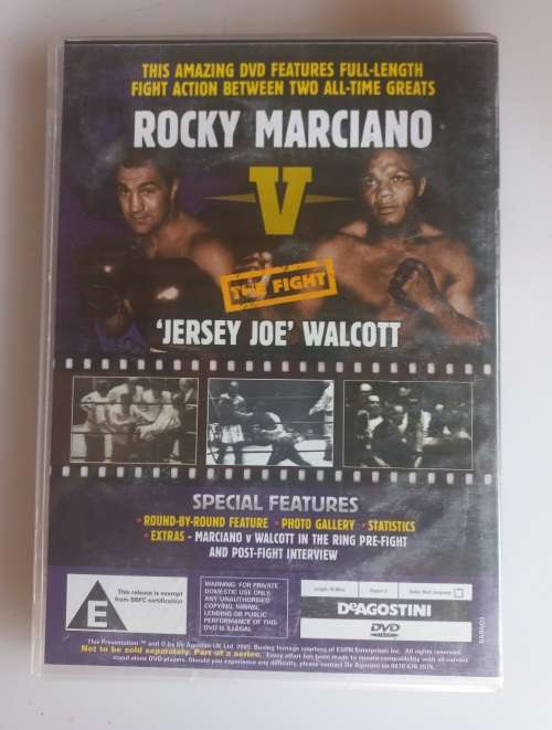 DeAgostini`s boxers: Rocky Marciano dvd