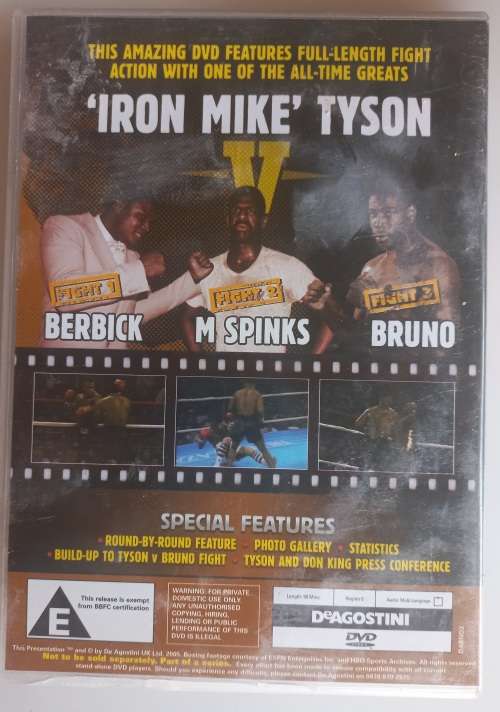 DeAgostini`s boxers: Mike Tyson dvd