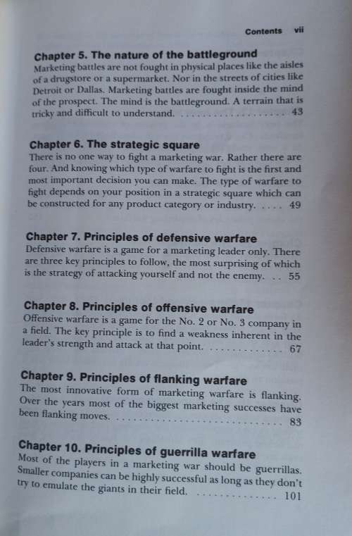 Marketing warfare