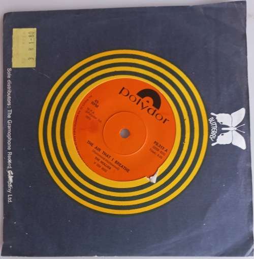 Seven single: The Hollies The air that I breathe and No more riders