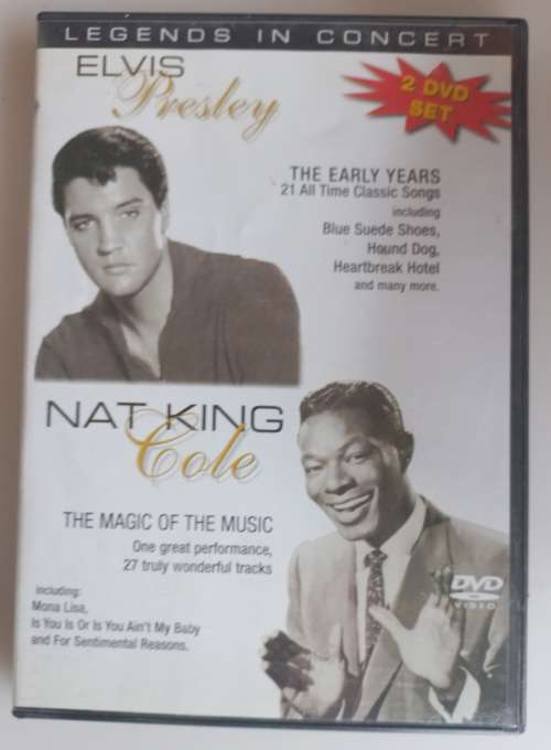 Legends in concert: Elvis Presley and Nat King cole 2dvd