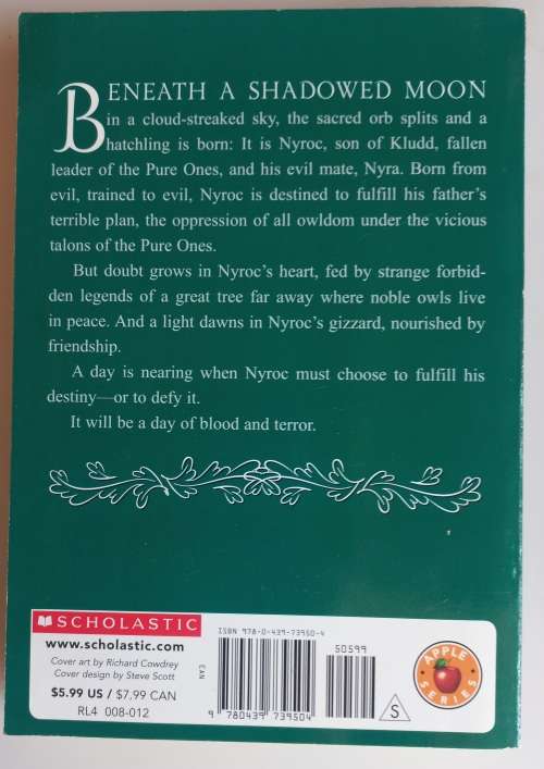 Guardians of Ga`Hoole: The hatchling by Kathryn Lasky