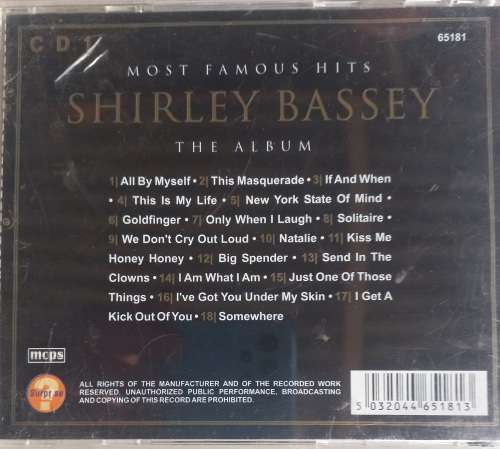 Shirley Bassey - The album cd 1